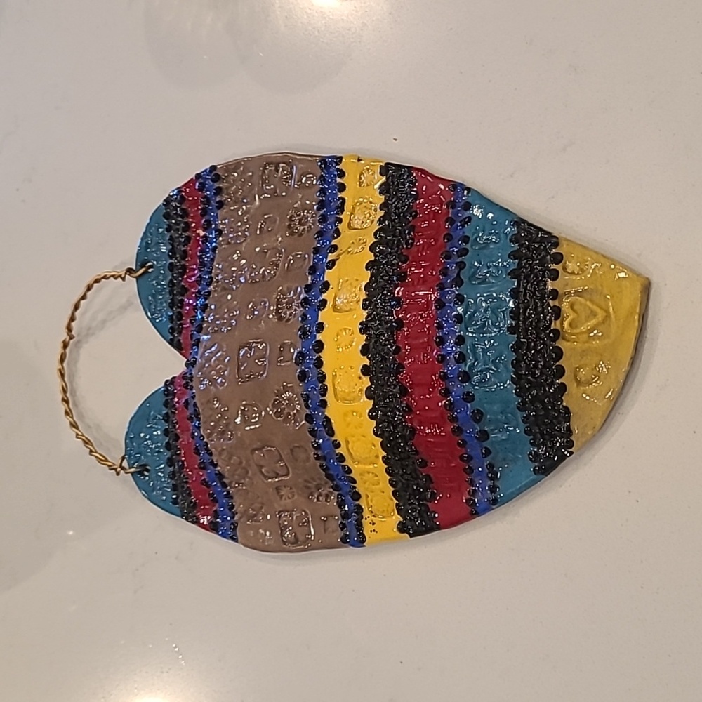 Handmade Clay Heart